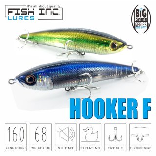 Fish Inc Hooker 160mm Floating Stickbait - versch. Farben