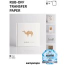 Sunnyscopa Inkjet/Laser Rub-On Transfer Paper A4 Clear