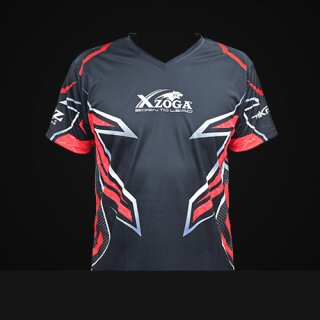 XZOGA V-Neck T-Shirt Black - various sizes