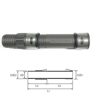 Fuji Standard DPSM18 BC Frosted Dark-Gray - Inner Diameter=18mm