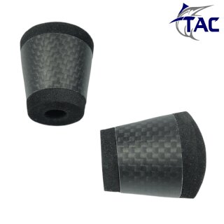 TAC End cap/Fighting-Butt TFBC 3K-Woven-Carbon/Duplon