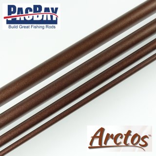 PacBay Arctos Fliegenruten-Blank- metallic brown satin 4-teilig - versch. Modelle