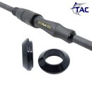 TAC Alu Zierring TCH02 Black für Fuji TVS16
