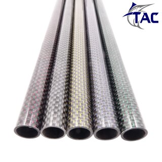 TAC Woven Carbon Tube with Color -