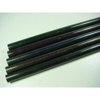 TAC Woven Carbon Tube L=500mm/AD=15,3mm - versch. Farben