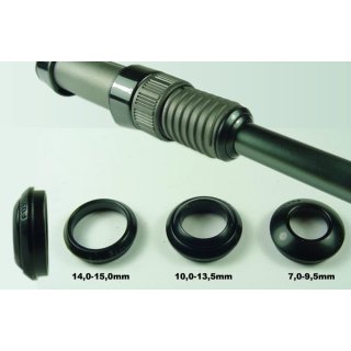 Fuji WCS-16 Kunststoff Winding Check Black -  ID= 7,0mm