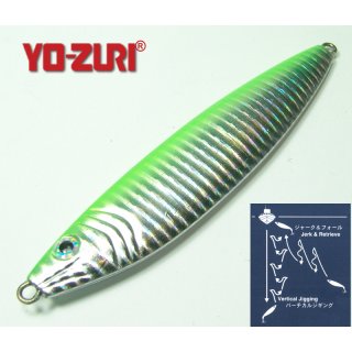 YO-ZURI Metallic Green Sardine II - versch. Größen
