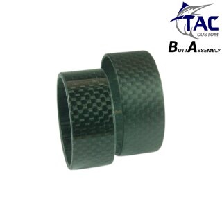 TAC Butt Assembly 1-K Woven Carbon Ring TBA-11 / 25mm - various versions