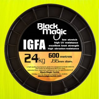 Black Magic IGFA Line High Viz Yellow - versch. Größen