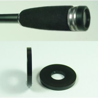 TAC Alu Zierring TRI01 Black - 27mm