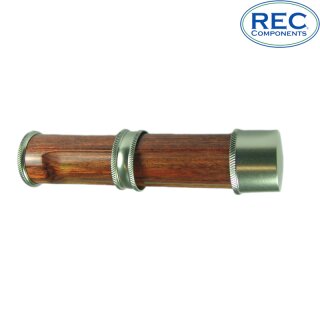 Titanium / Impregnated Cocobolo