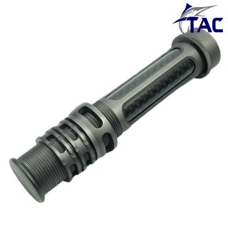 Titanium Matte / Woven Carbon
